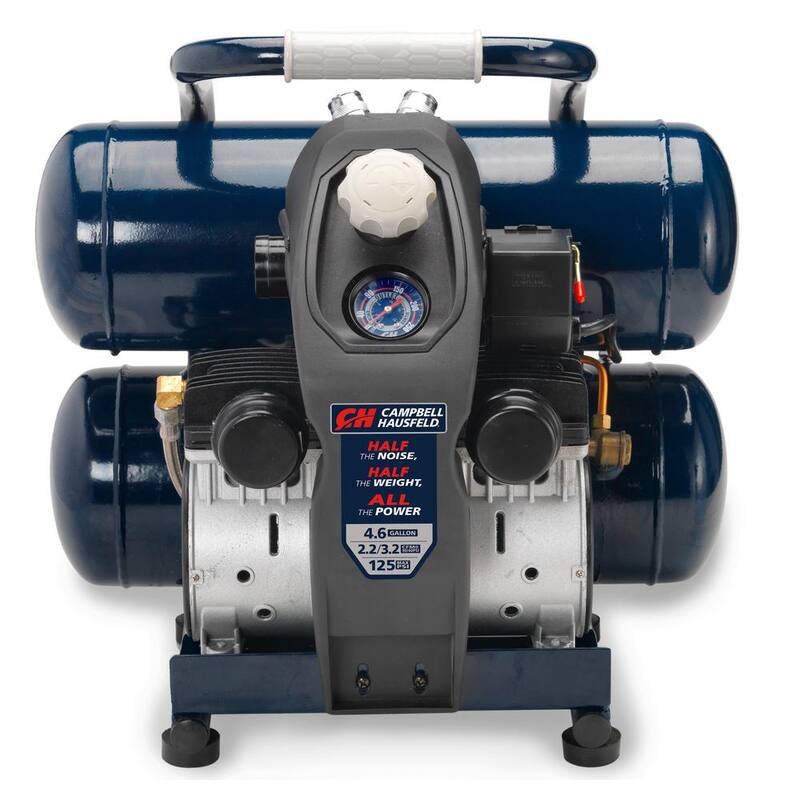 Campbell Hausfeld 4.6 Gal. Twinstack Electric Quiet Compressor - DC040500