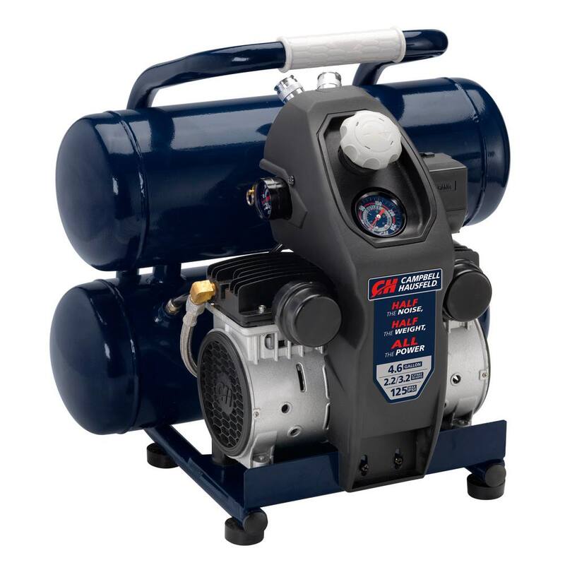 Campbell Hausfeld 4.6 Gal. Twinstack Electric Quiet Compressor - DC040500