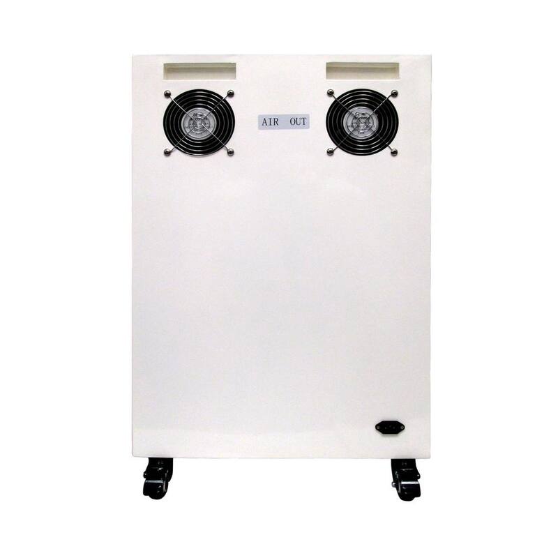 California Air Tools 8 Gal. 1 HP Ultra-Quiet and Oil-Free Air Compressor with Air Dryer, Sound Proof Cabin and Auto Drain - 8010DSPCAD