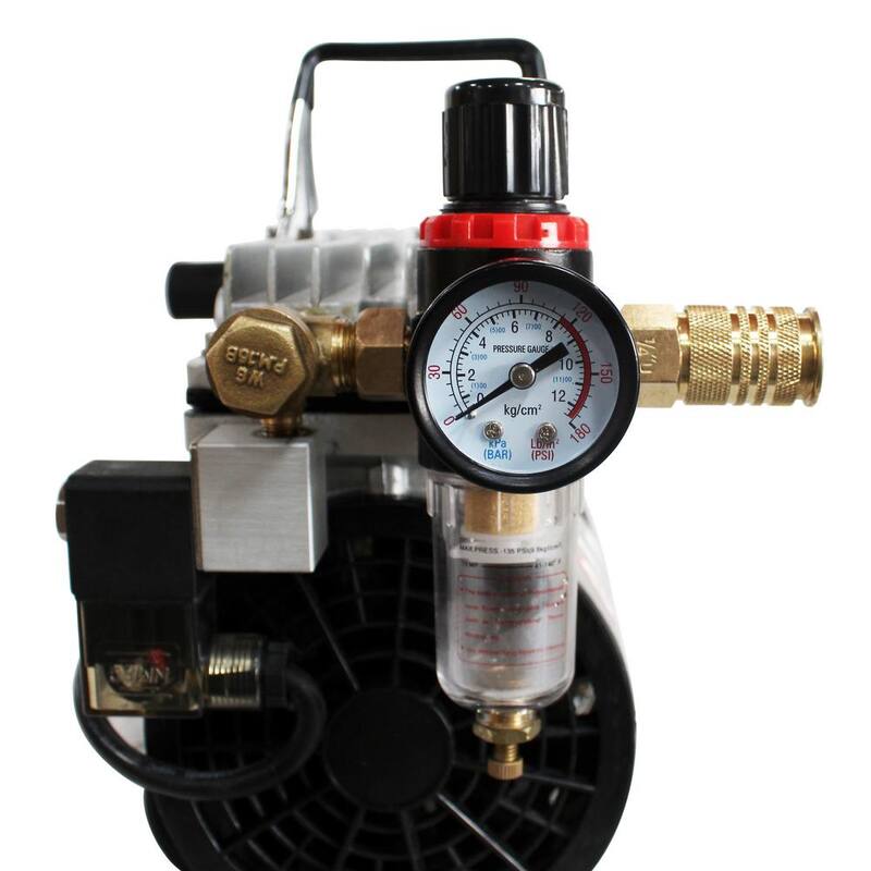 California Air Tools Tankless Portable 1.0 HP Ultra Quiet and Oil-Free Electric Air Compressor - 10TL
