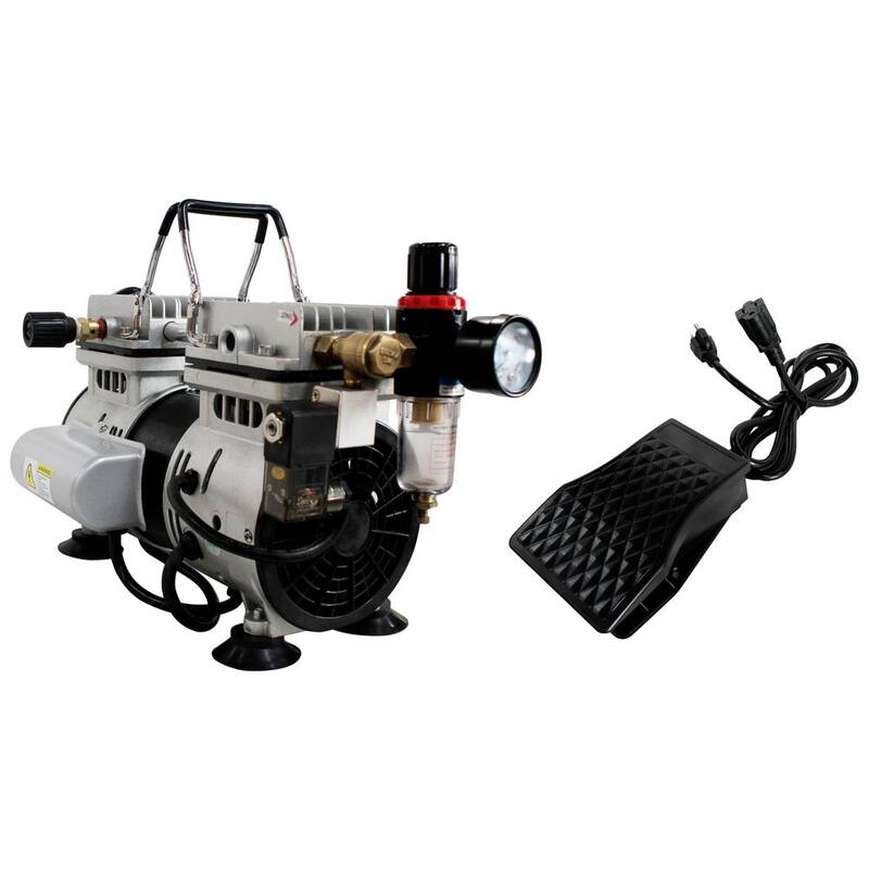 California Air Tools Tankless Portable 1.0 HP Ultra Quiet and Oil-Free Electric Air Compressor - 10TL