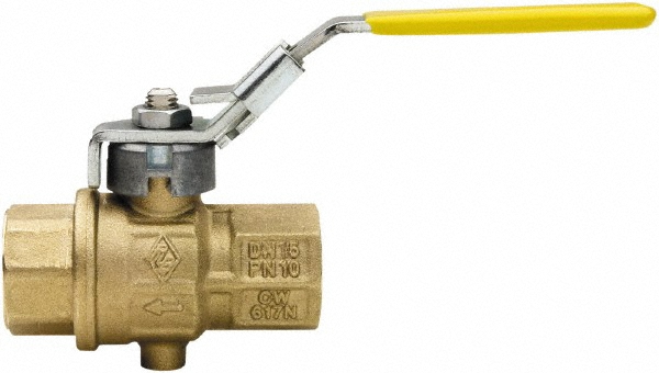 BONOMI Full Port Manual Ball Valve: 1" Pipe, Full Port - 511L-1