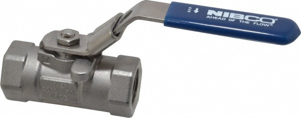 Guardian Worldwide Uni-Body Manual Ball Valve: 2-1/2" Pipe, Reduced Port - 06Q011N04212