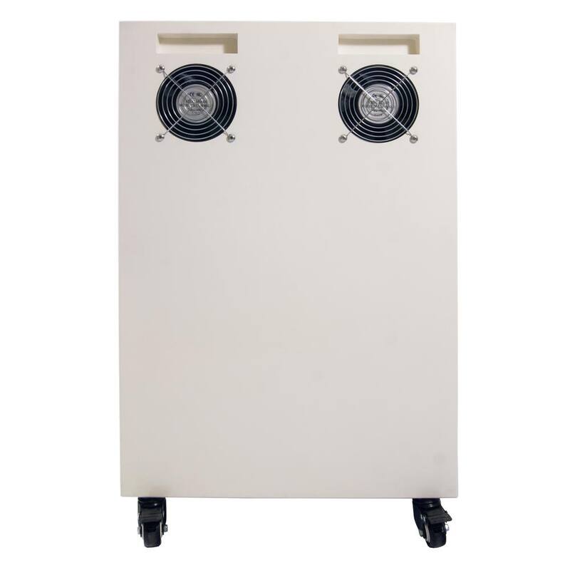 California Air Tools 10 Gal. 2.0 HP Ultra Quiet and Oil-Free Electric Air Compressor with Soundproof Cabinet and Auto Drain Valve - CAT-10020SPCAD