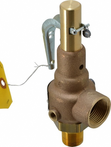 Midwest Control ASME Safety Relief Valve: 2" Inlet, 2,496 CFM, 150 Max psi - 6010HH-150