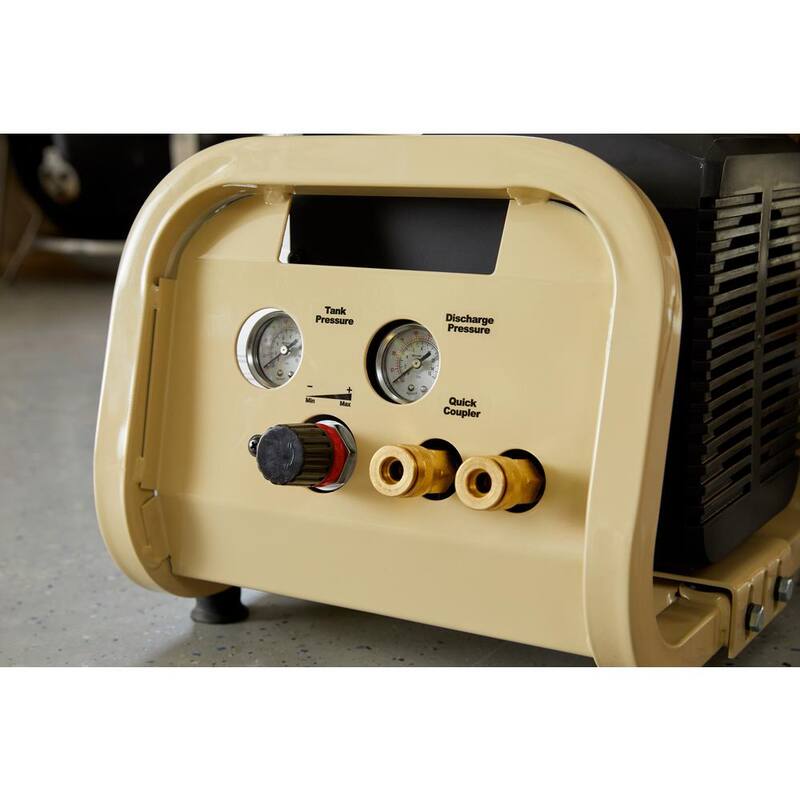 Ingersoll Rand Reciprocating 4 Gal. 2 HP Portable Electric Twin Stack Air Compressor - P1IU-A9