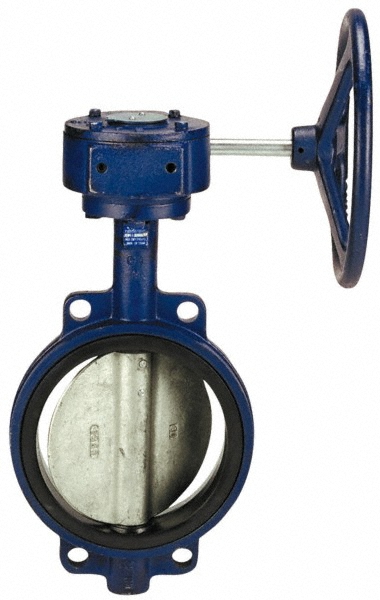 NIBCO Manual Lug Butterfly Valve: 8" Pipe, Gear Handle - NLJ310L