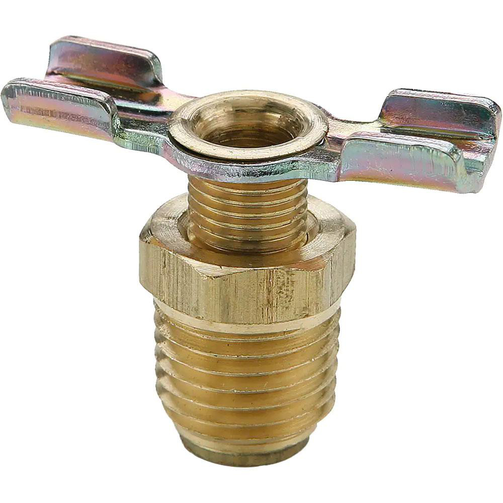 Parker 3/8" Pipe, External Seal Drain Cock & Shutoff Valve - DC604-6