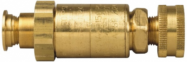 Conbraco 1/2 Thread, 175 psi WOG Rating, Bronze Dual Check Backflow Preventer Valve - 4ALF4A33AM