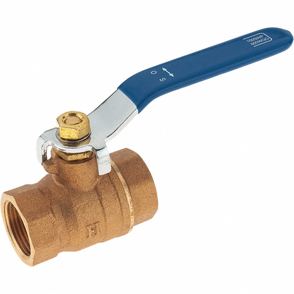 NIBCO Standard Manual Ball Valve: 3/4" Pipe, Full Port - NJ93H08