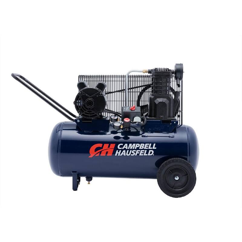 Campbell Hausfeld 5.5 CFM 2 HP 120/240-Volt 1 PH (VX4011) 15 Gal. Horizontal Portable Electric Single-Stage Air Compressor - VX4011