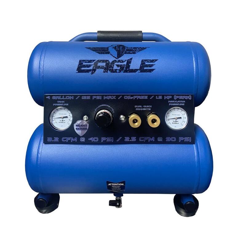 Eagle Silent Series, 1.5 HP, Electric, Oil Free Portable Air Compressor - EA-4000