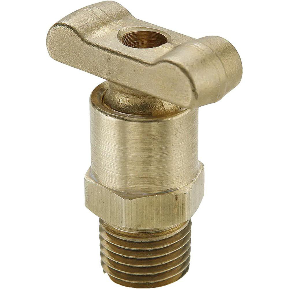 Parker 3/8" Pipe, Male Pipe Drain Cock & Shutoff Valve - DC603-6