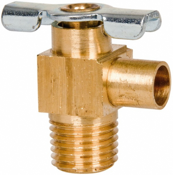 Parker 3/8" Pipe, Male Pipe Drain Cock & Shutoff Valve - DC603-6