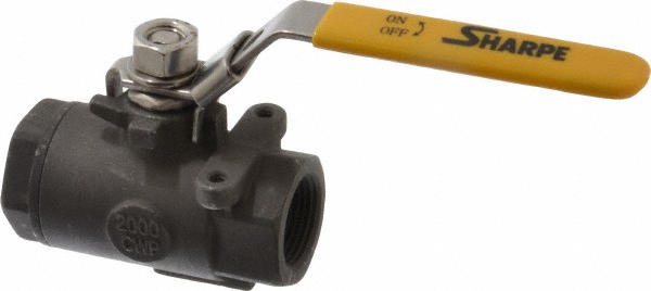 NIBCO Standard Manual Ball Valve: 1" Pipe, Full Port - NL99K4A