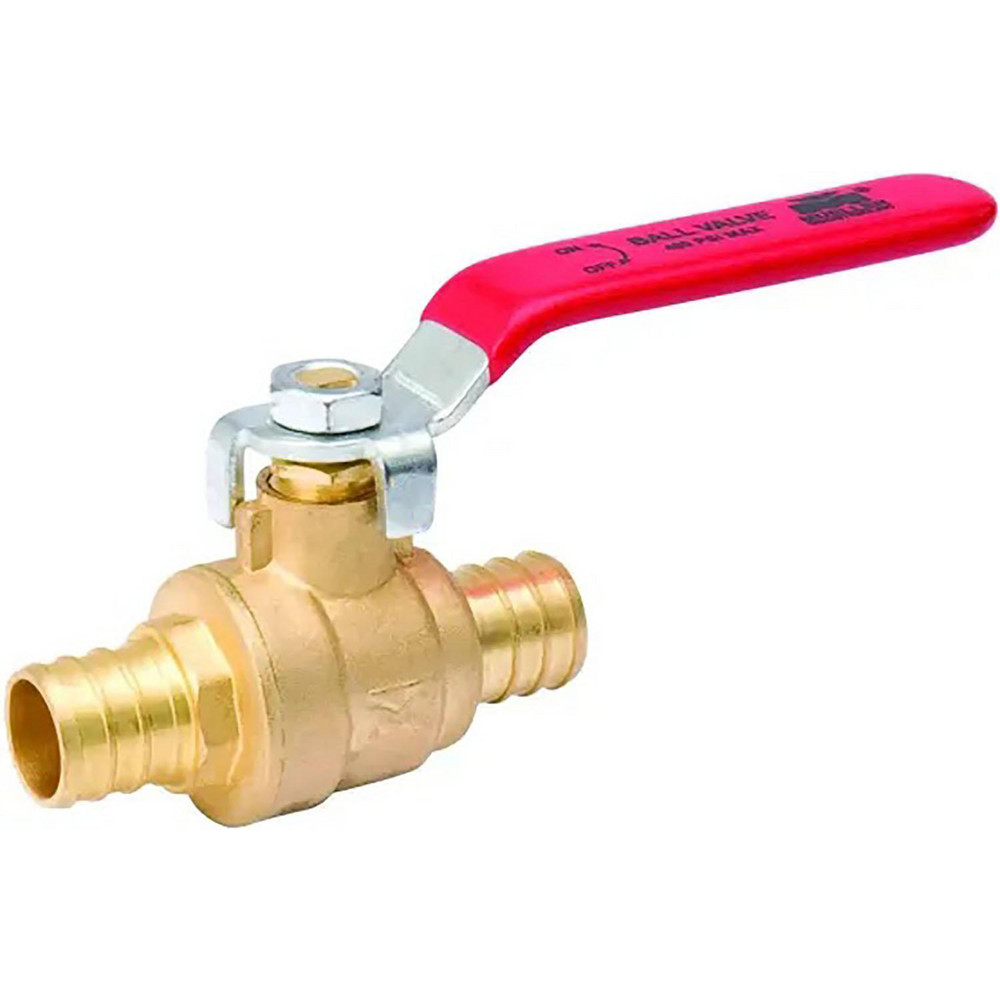 B&K Mueller Manual Ball Valve: 1/2" Pipe, Full Port - 110-223HN