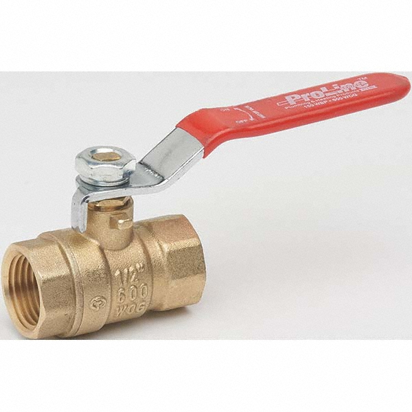 B&K Mueller Manual Ball Valve: 1/2" Pipe, Full Port - 110-223HN