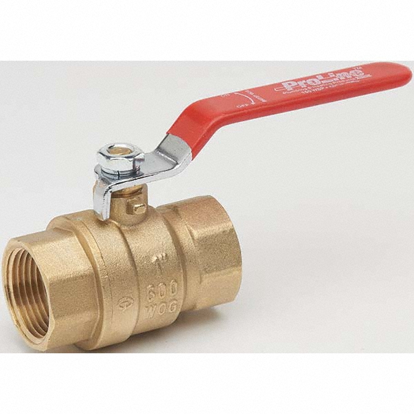 B&K Mueller Manual Ball Valve: 1/2" Pipe, Full Port - 110-223HN