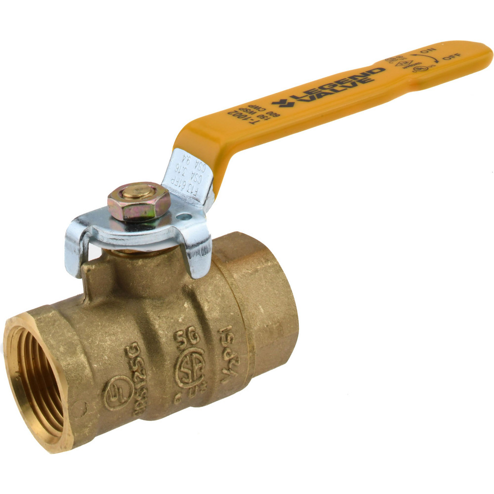 Apollo® Standard Manual Ball Valve: 1/2" Pipe, Full Port - 7K10301