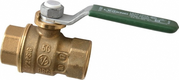 B&K Mueller 2-Way Manual Ball Valve: 2" Pipe, Full Port - 107-138-NP