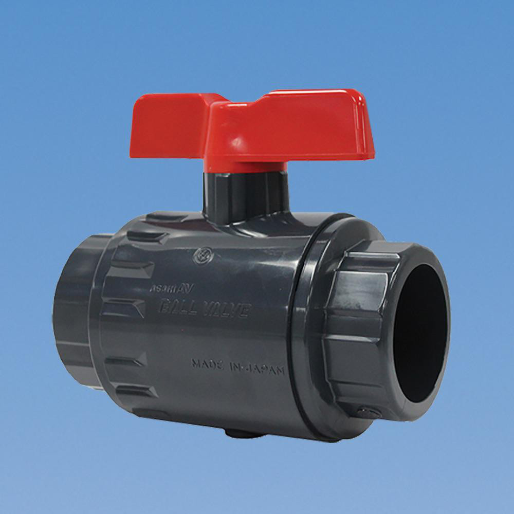 Asahi 2-Way Manual Ball Valve: 1/2" Pipe, Standard Port - 161070005