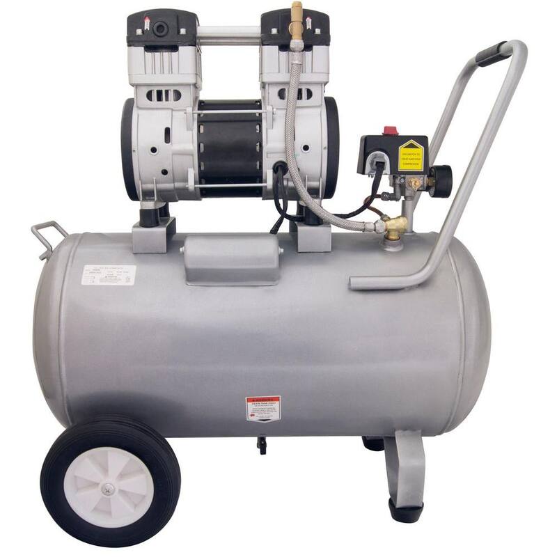 California Air Tools 15 Gal. 2.0 HP 220-Volt 60 Hz Ultra Quiet and Oil-Free Air Compressor - 15020C-22060
