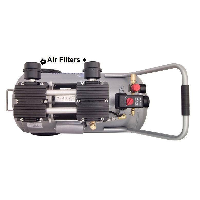 California Air Tools 15 Gal. 2.0 HP 220-Volt 60 Hz Ultra Quiet and Oil-Free Air Compressor - 15020C-22060