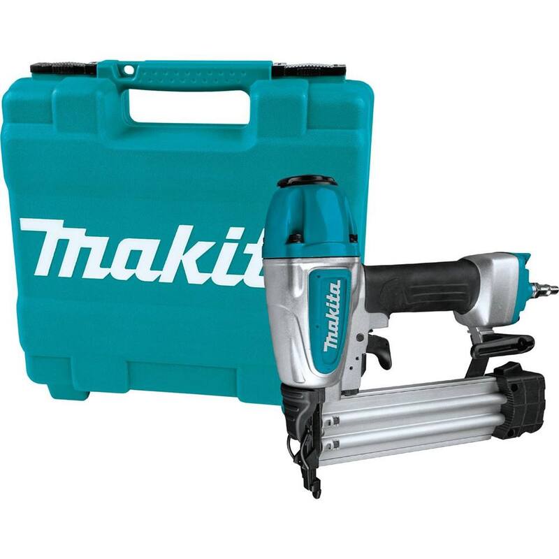 Makita 1 Gal. 125 PSI Portable Electric Compact Air Compressor with Pneumatic 2 in. 18-Gauge Brad Nailer - AC001-AF506