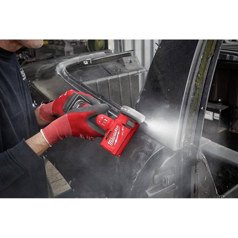 Milwaukee M18 FUEL Brushless Cordless 2 Gal. Electric Compact Quiet Air Compressor w/M12 FUEL Brushless Cordless 3 in. Cut Off Saw - 2840-20-2522-20
