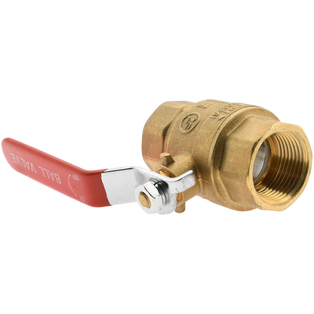 Apollo® Manual Ball Valve: 1" Pipe, Standard Port, Bronze - 7014510