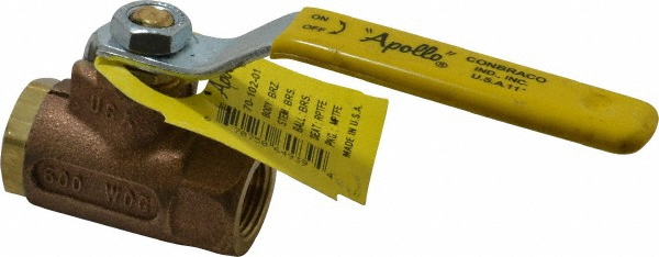 Apollo® Manual Ball Valve: 1" Pipe, Standard Port, Bronze - 7014510