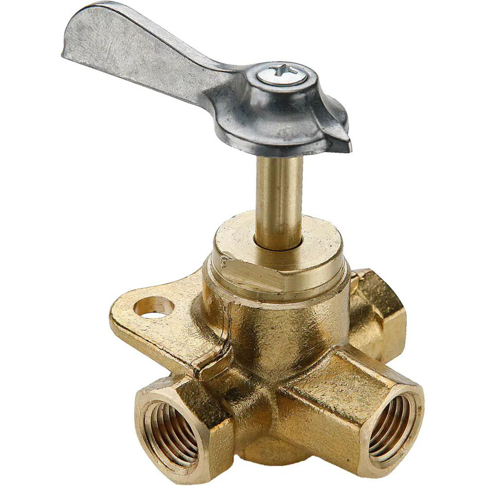 Parker 1/4" Pipe, Female Pipe Drain Cock & Shutoff Valve - V406P-4