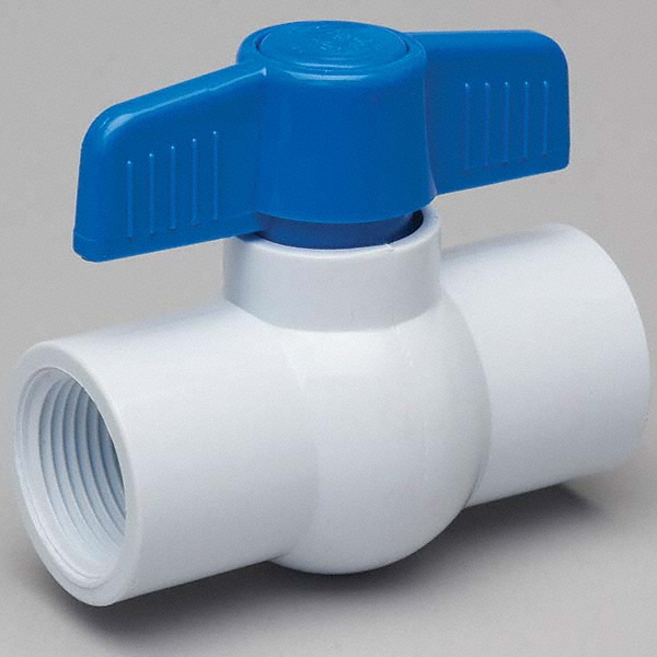 B&K Mueller 2-Way Manual Ball Valve: 1" Pipe, Full Port - 107-135-NP