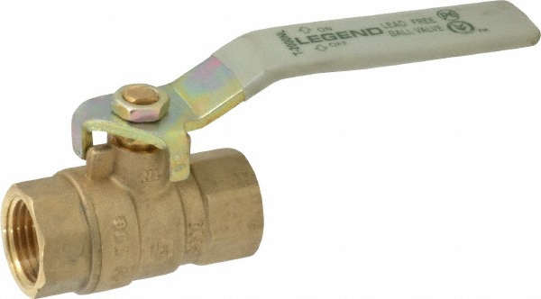 B&K Mueller 2-Way Manual Ball Valve: 1" Pipe, Full Port - 107-135-NP