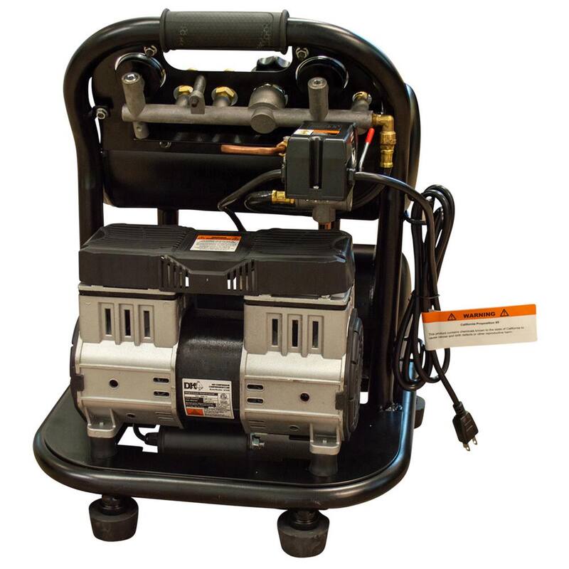 DK2 4 Gal. 125 PSI Portable Silent Electric Air Compressor - AC04G