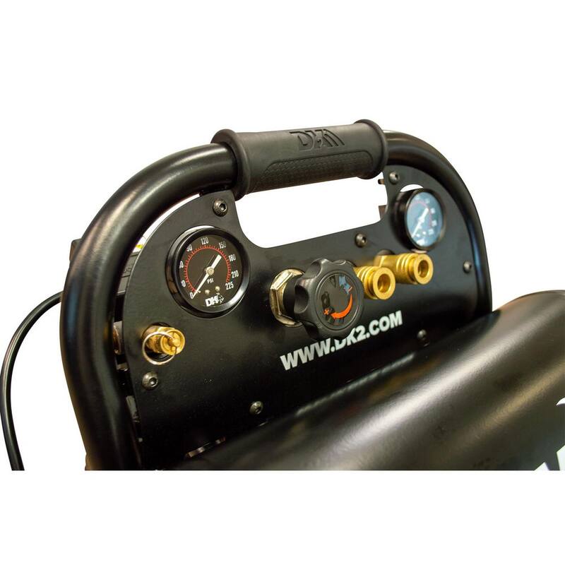 DK2 4 Gal. 125 PSI Portable Silent Electric Air Compressor - AC04G
