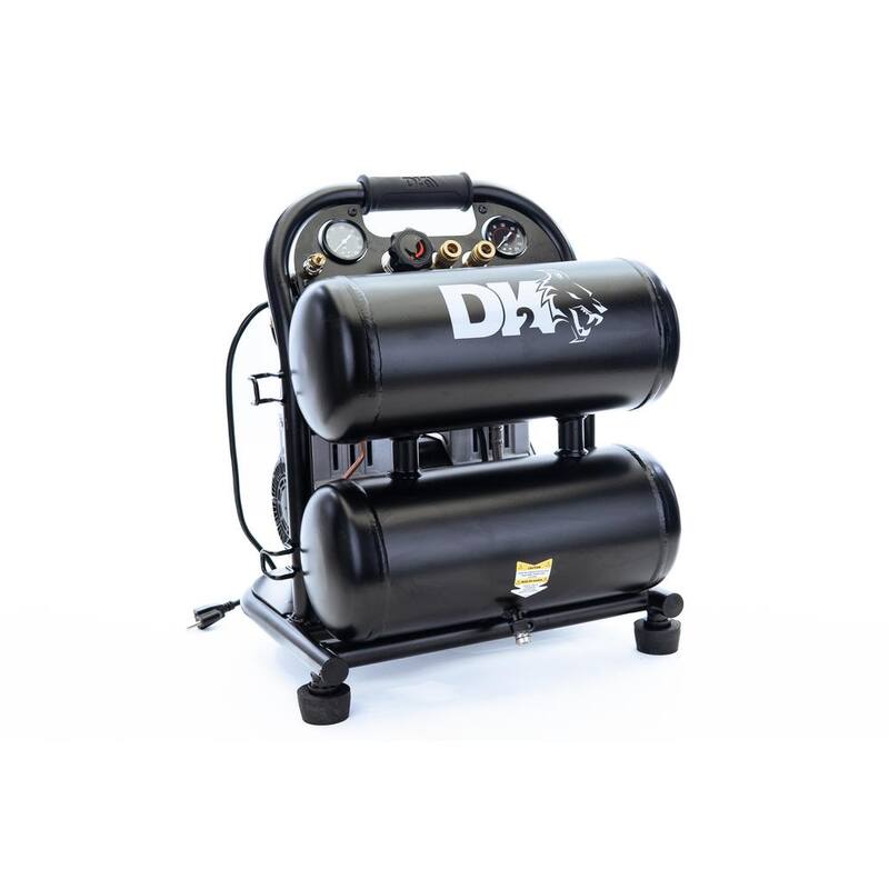 DK2 4 Gal. 125 PSI Portable Silent Electric Air Compressor - AC04G