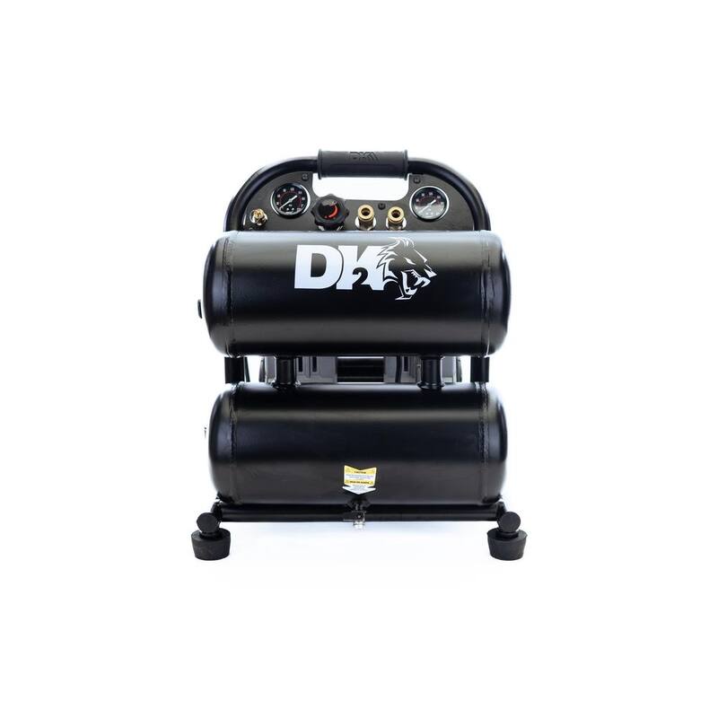 DK2 4 Gal. 125 PSI Portable Silent Electric Air Compressor - AC04G