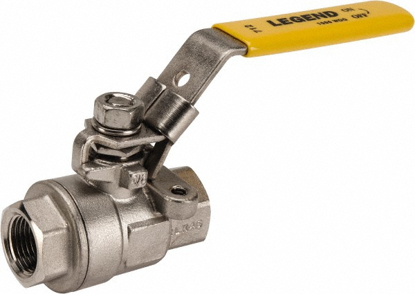 NIBCO Standard Manual Ball Valve: 3/8" Pipe, Reduced Port - NL940S5