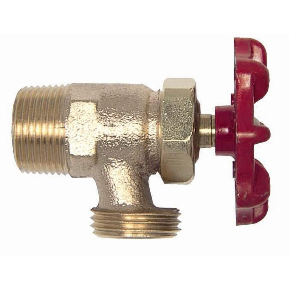 Conbraco 3/4" Pipe, Bronze, MNPT x GHT End Connection, Boiler Drain Valve - 31-212-04