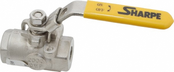 Apollo® Manual Ball Valve: 1/4" Pipe, Standard Port, Bronze - 70141B5