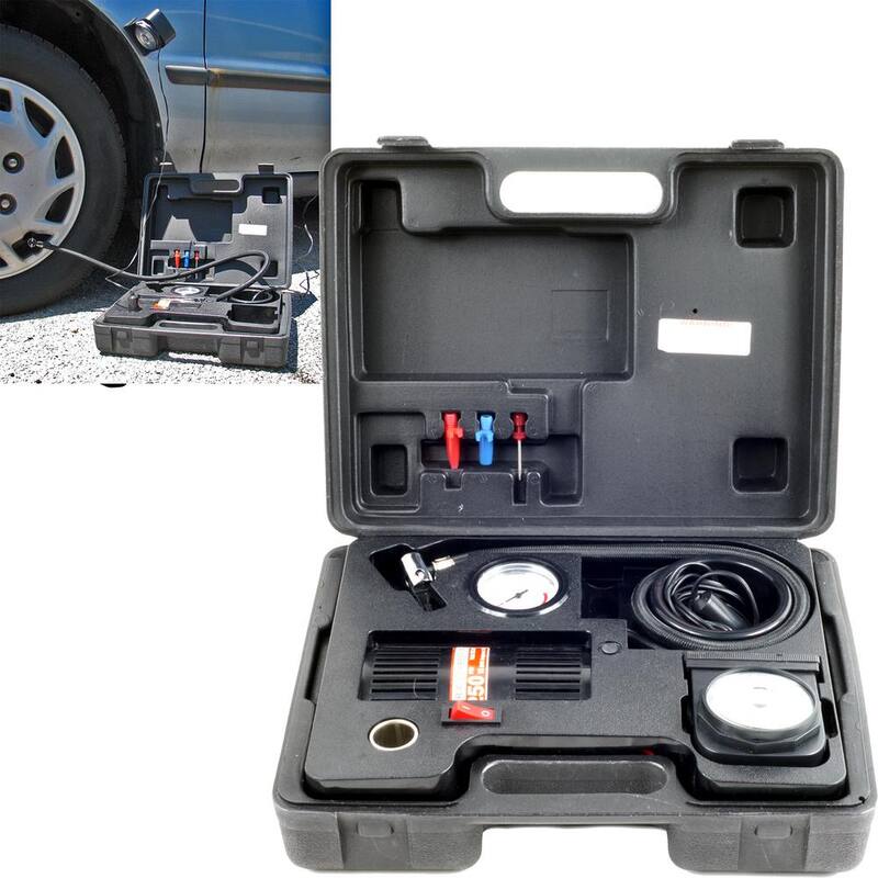Stalwart Portable Electric Powered Air Compressor Kit with Light - 75-35664