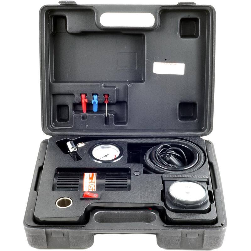 Stalwart Portable Electric Powered Air Compressor Kit with Light - 75-35664