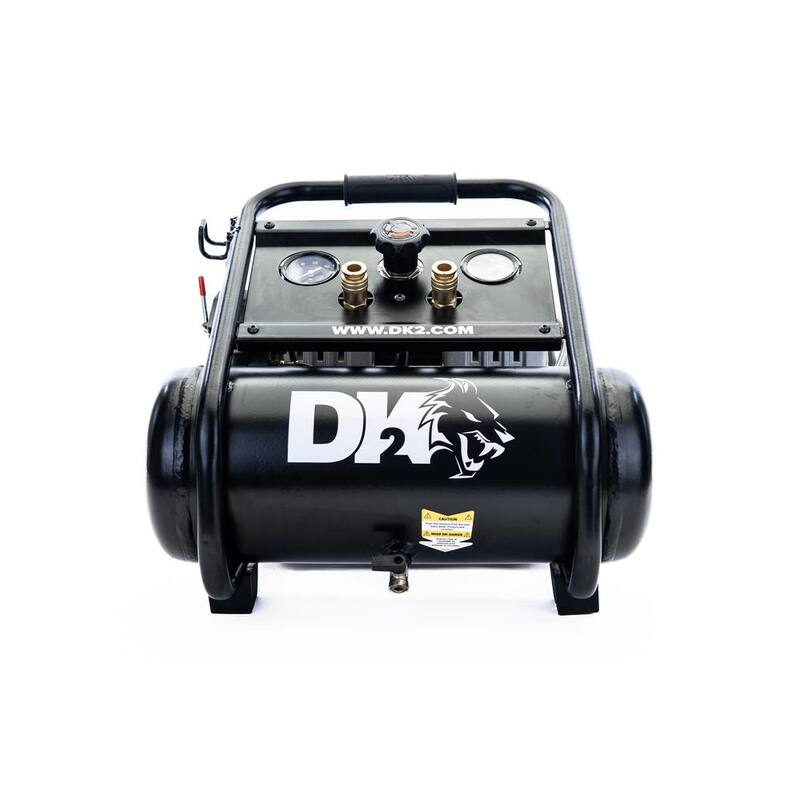 DK2 2 Gal. 125 PSI Portable Silent Electric Air Compressor - AC02G