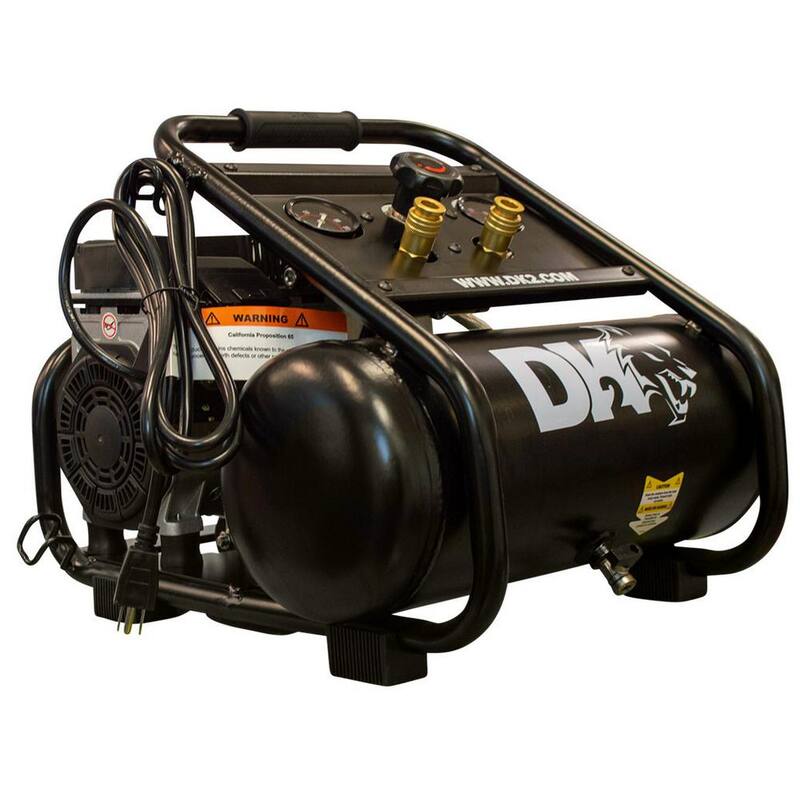 DK2 2 Gal. 125 PSI Portable Silent Electric Air Compressor - AC02G