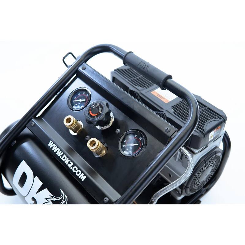 DK2 2 Gal. 125 PSI Portable Silent Electric Air Compressor - AC02G
