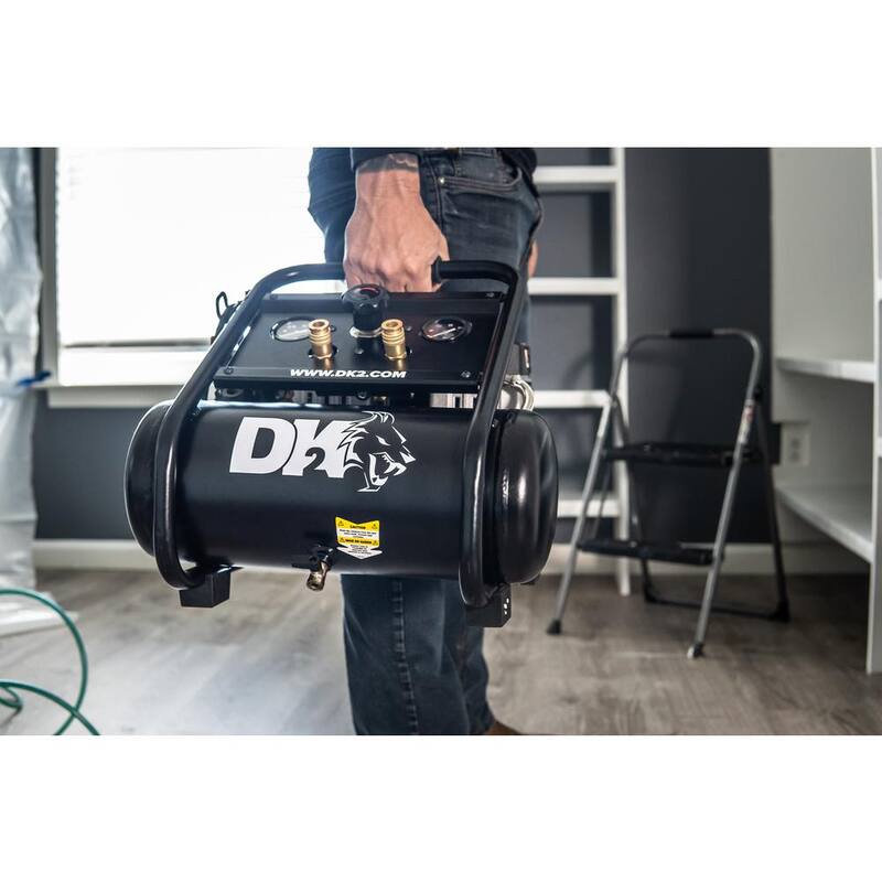 DK2 2 Gal. 125 PSI Portable Silent Electric Air Compressor - AC02G