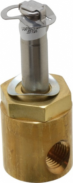 Parker Solenoid Valve: 1/4" Port, NPT - 04F20C1106A1F