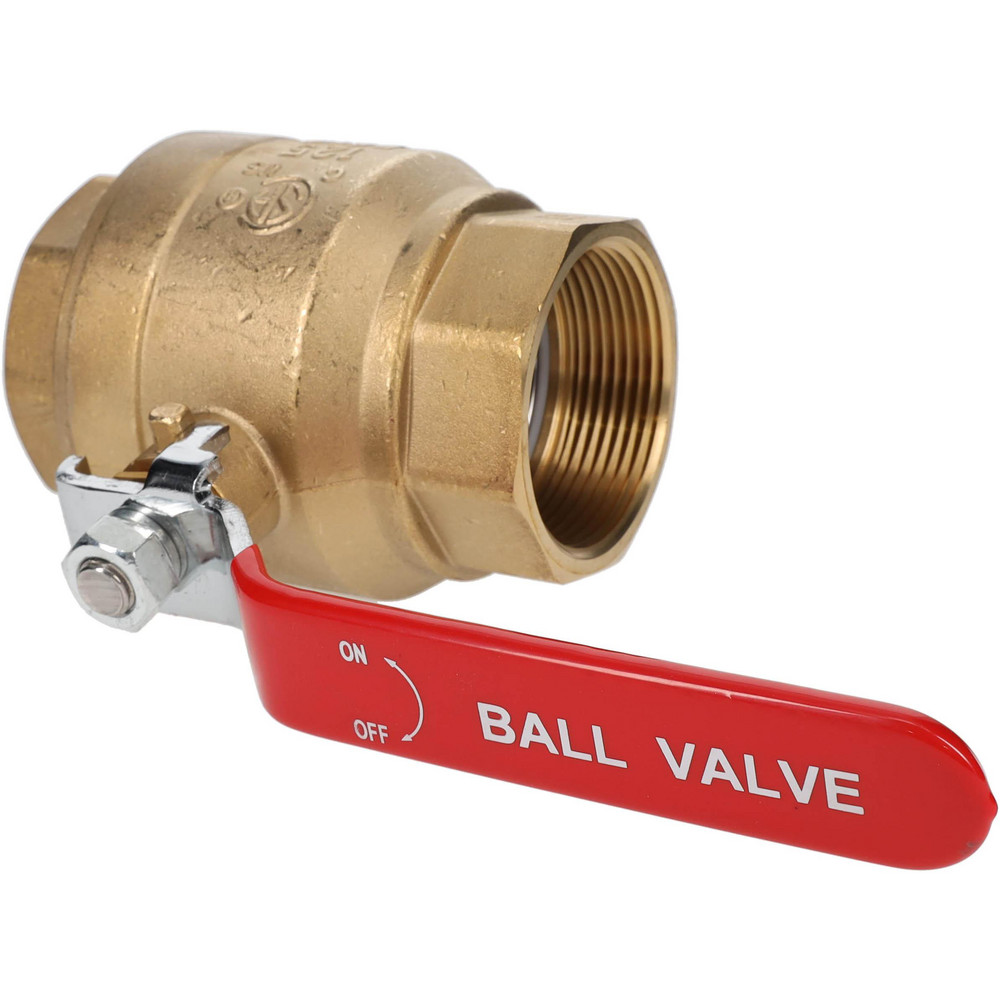 Conbraco Full Port Bi-Directional Manual Ball Valve: 2-1/2" Pipe, Full Port - 6PLF20901