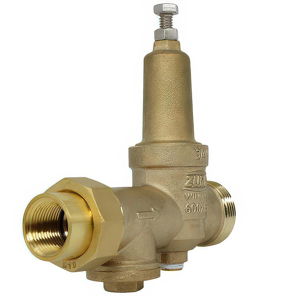 Zurn Pressure Reducing Valves: Pipe Size: 0.75; End Connection: FNPT x FNPT; Body Material: Bronze - 34-600XL3